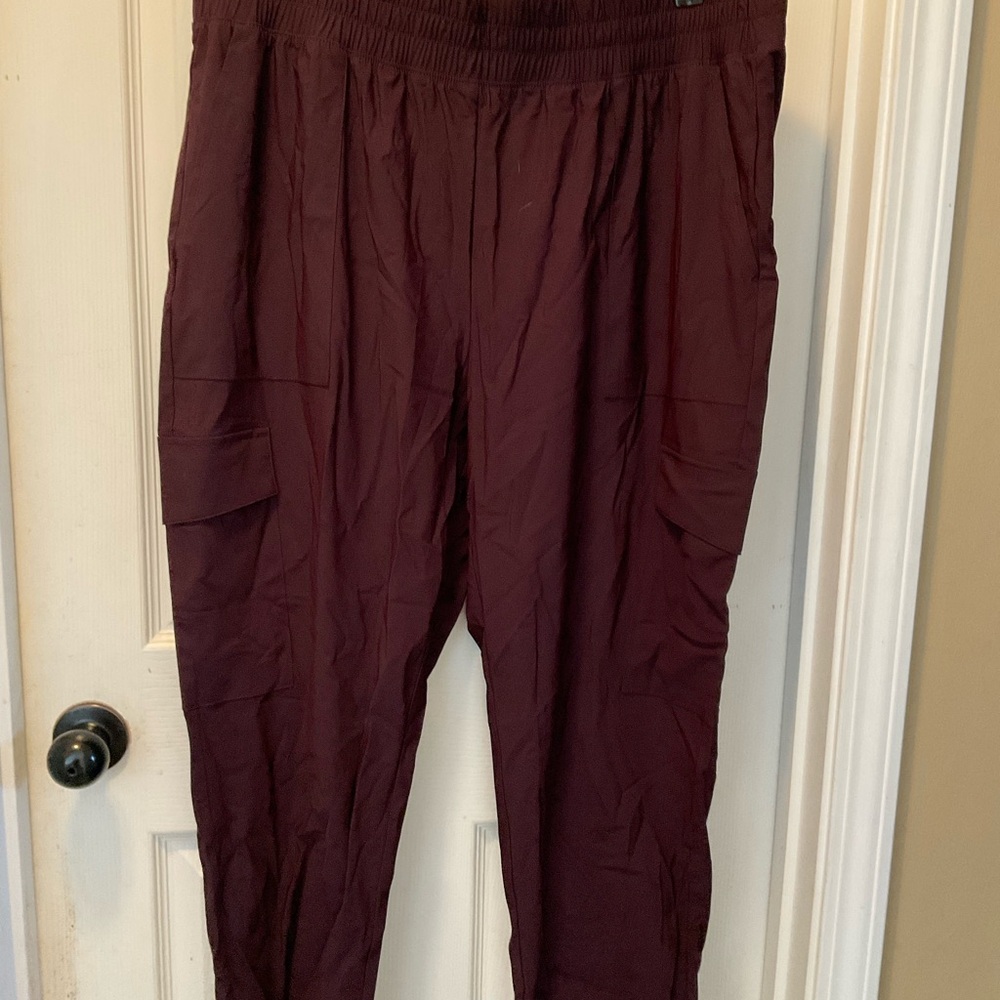 Old Navy Men's Dark Maroon Cargo Pants